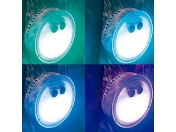 LED LYS FLERFARGET TIL SPA INTEX