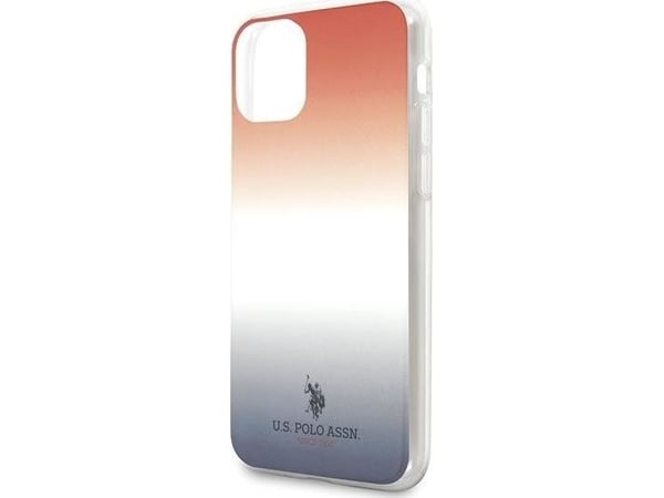 US Polo Assn USHCN65TRDGRB iPhone 11 Pro Max telefondeksel blått gradientmønster