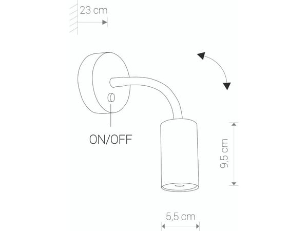 Vegg-/taklampe Nowodvorski Eye 1x10W (9070)