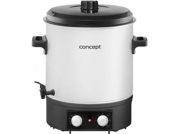 Concept ZH0030, 27 l, 50 °C, 100 °C, Sort, Rustfritt stål, Kraft indikator, 2000 W