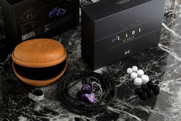 In-ear-hodetelefoner Queen of Audio Pink Lady by Kinera