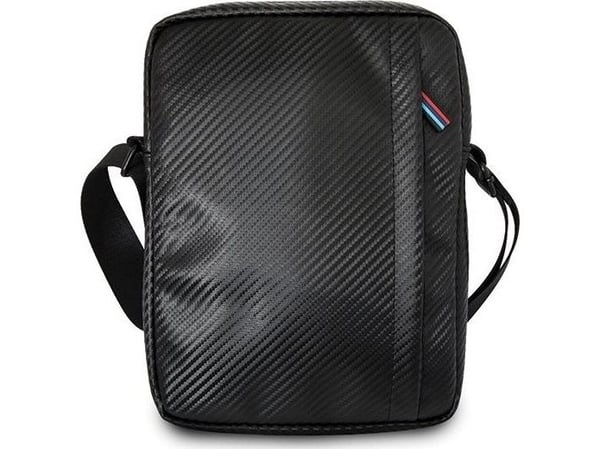 Veske med nettbrett BMW Veske BMW BMTB8MCPBK Nettbrett 8" svart/svart Carbon / Tricolor Stripe