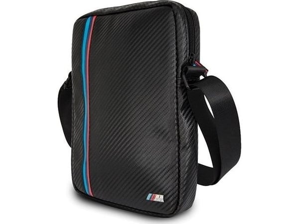 Veske med nettbrett BMW Veske BMW BMTB8MCPBK Nettbrett 8" svart/svart Carbon / Tricolor Stripe