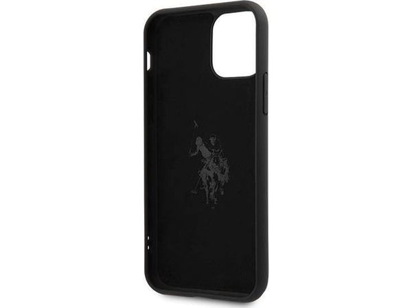 US Polo USHCN65SLHRBK iPhone 11 Pro Max czarny/black Silicone Collection
