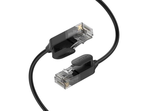 Ugreen UGREEN NW122 Ethernet RJ45 nettverkskabel, Cat.6A, UTP, 2m (svart)