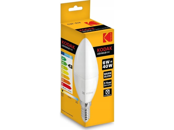 Kodak LED-pære 6 W/40 W E14 480 lm 3000K