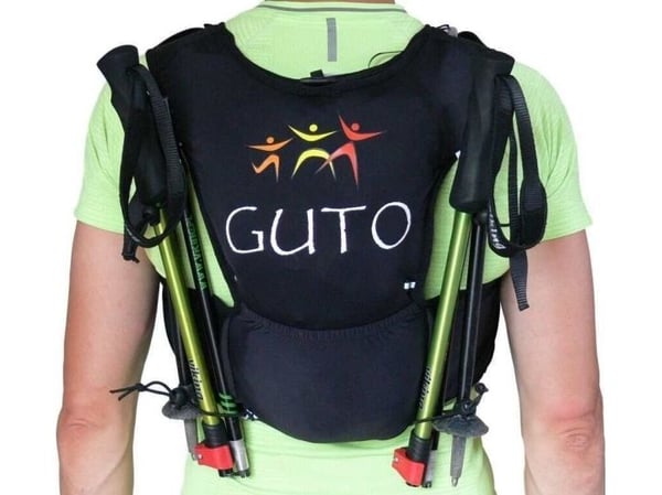 Guto løpe-/treningsekk/vest UltraFun svart M