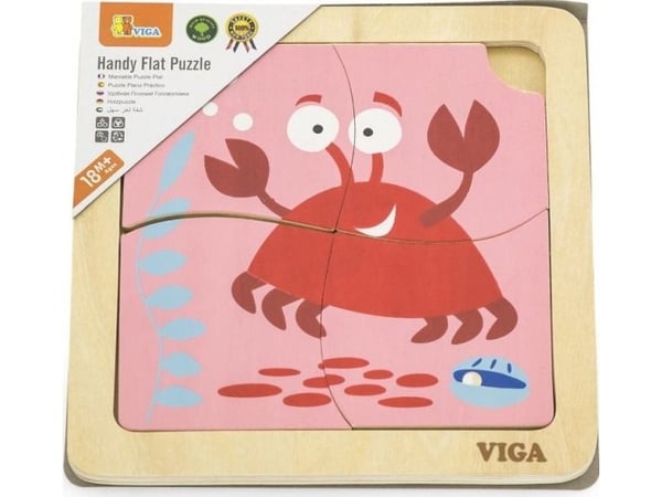 Viga 50146 pussel på platta - krabba