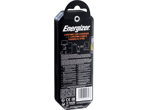 Energizer DC2CLLIM, Automatisk, Cigartenner/lighter, 1,2 m, Svart