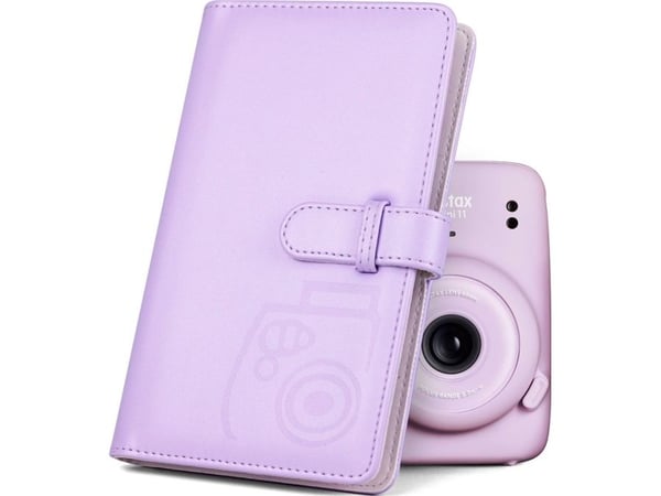 LoveInstant fotoalbum for bilder til Fuji Instax Mini 7/8/9/11 (96 bilder) - lilla