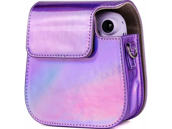 LoveInstant deksel til Fujifilm Instax Mini 11 - lilla / blits