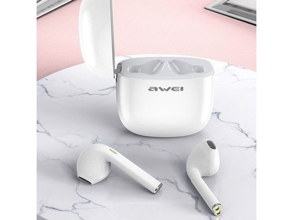 Bluetooth-kuulokkeet T28 TWS+telakka-asema Valkoinen