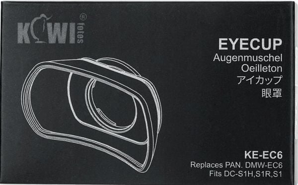 KiwiFotos øyekopper for Panasonic Dc-s1h Dc-s1r Dc-s1
