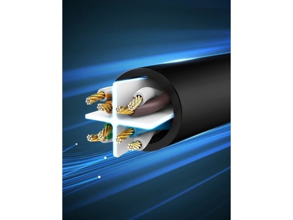 Ugreen Ugreen Internetkabel Ethernet Patchkabel Rj45 Cat 6 Utp 1000Mbps 20M Svart (20166)