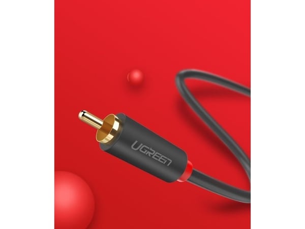 Kabel 2x RCA (Cinch) til 2x RCA (Cinch) UGREEN AV104 2m (svart)