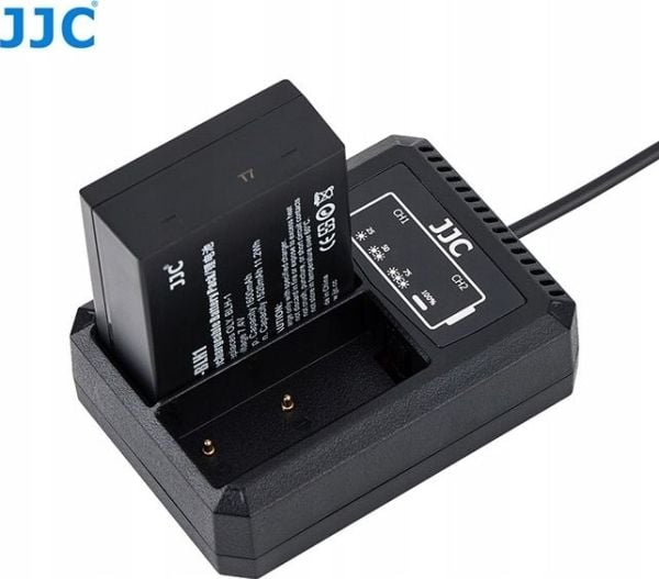 Lader til kamera JJC dobbel USB-lader til Olympus BLH-1 / BLH1