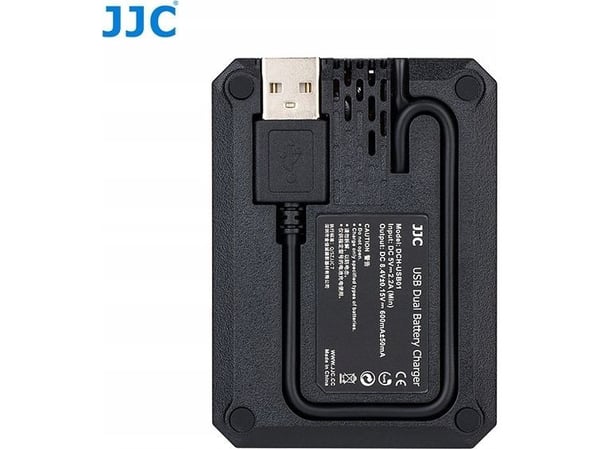 Lader til kamera JJC dobbel USB-lader til Olympus BLH-1 / BLH1