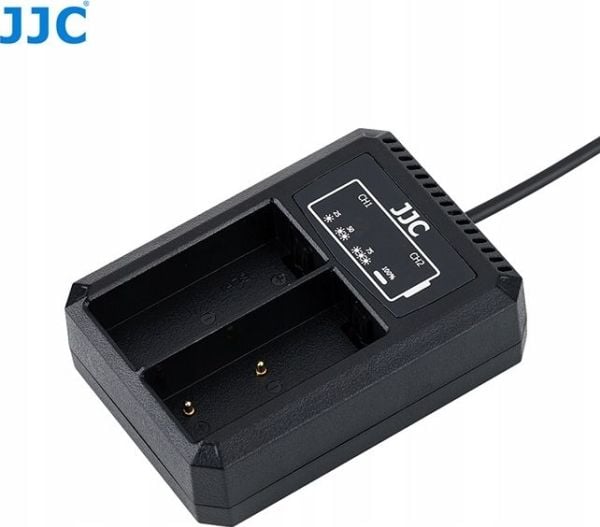 Lader til kamera JJC dobbel USB-lader til Olympus BLH-1 / BLH1