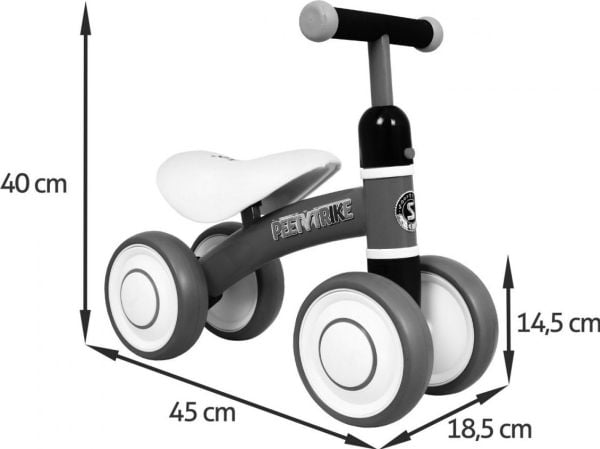 Ramiz Sparkesykkel Sportrike PettyTrike Z7 rosa