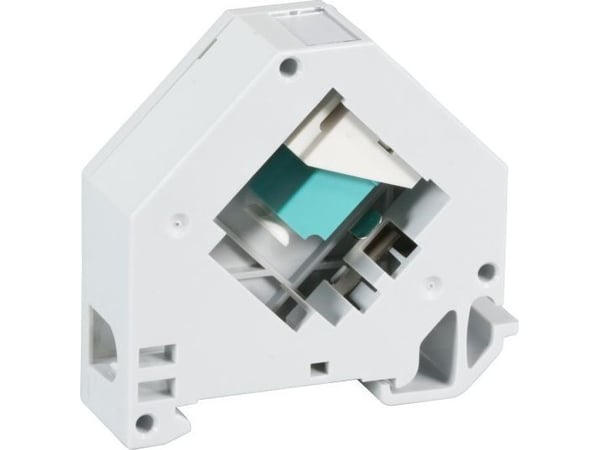 DIN-skinneadapter for LC enkeltmodus, 2 porter (FTTH-DINRAIL-LC)