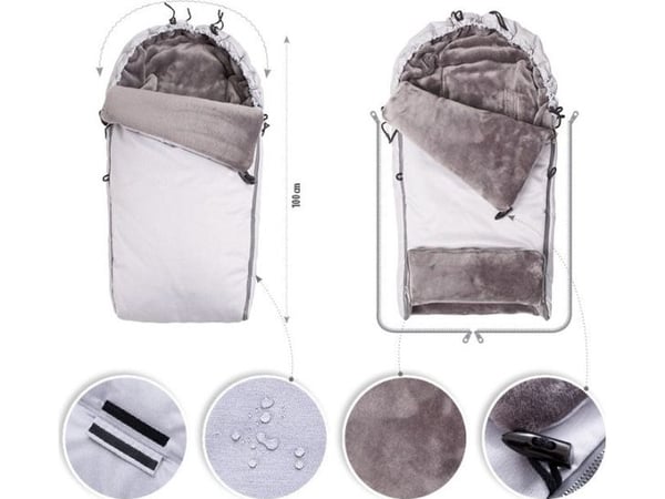 BabyMatex BabyMatex Cocoon vanntett kalesjepose til barnevogn - 05