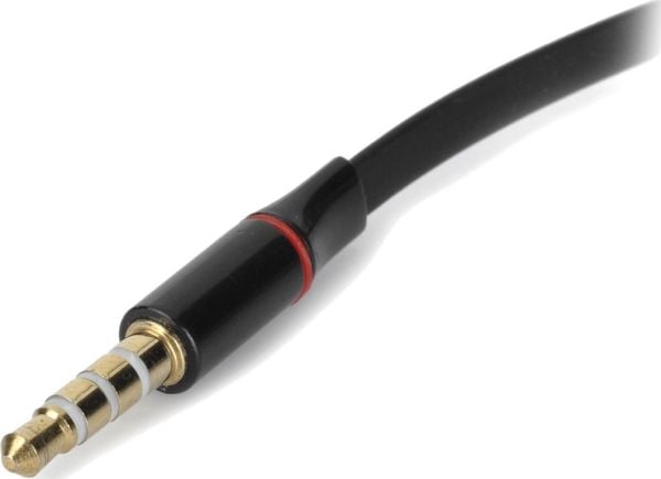 AV-adapter Mozos Jack 3,5 mm - Jack 3,5 mm svart (ASM-5)