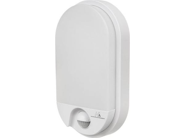 Maclean vegglampe med bevegelsessensor og IR, hvit 15W, IP54, 4000K, 1100lm, MC