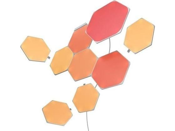 Nanoleaf Shapes Expansion pack - Trådløst lyssett - LED x 3 - 16 millioner farger - 1200-6500 K - sekskant