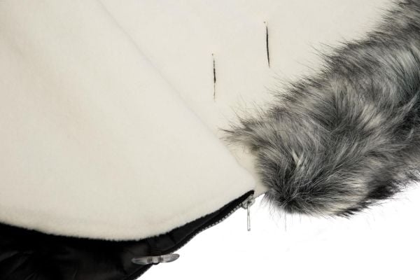 Sensillo SENSILLO ELF BLACK/POLAR FOOTMUFF 100 X 46