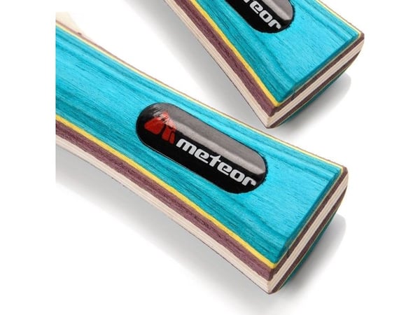 Meteor for bordtennis, 2 Zephyr*-racketer + 3 baller