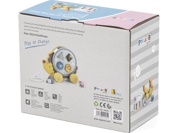 Viga Viga 44025 PolarB Jeż Jerzy 2in1 trekksorterer