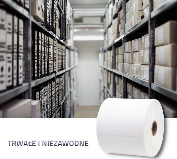 Qoltec - Hvit - 100 x 150 mm 500 etikett(er) (1 rull(er) x 500) merkelapper