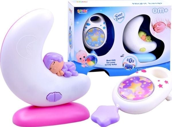 Jokomisiada 2in1 Musikkboks + nattlampe med Bluetooth ZA2645