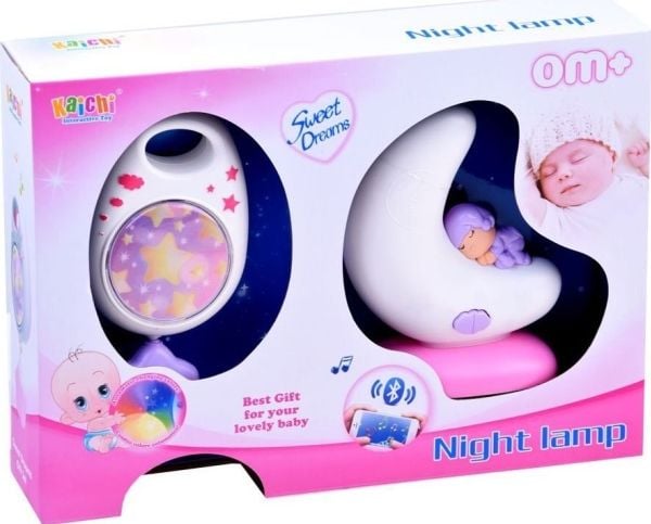 Jokomisiada 2in1 Musikkboks + nattlampe med Bluetooth ZA2645