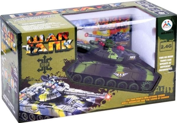 Jokomisiada tankslags fjernstyrt 2,4 GHz RC0036ZI (RC0036 ZI) - 163321