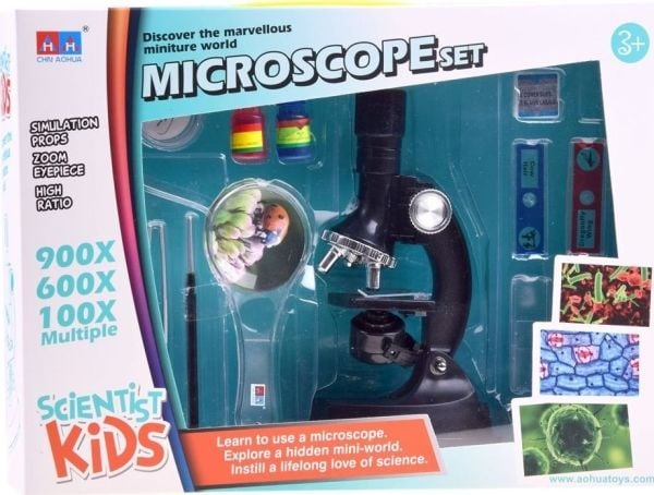 Mikroskop + tilbehør for unge forskere Jokomisiada ES0015