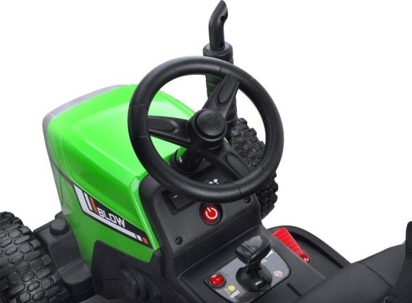 Traktor med tilhenger på batteri + fjernkontroll PA0242 (PA0242 NI) - 176650