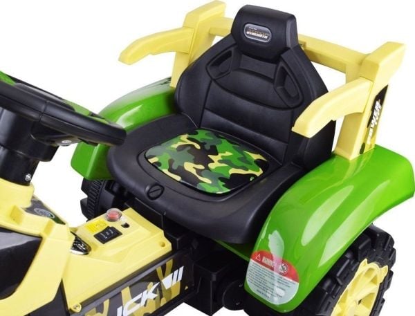 Jokomisiada traktor med tilhenger på batteri, lyser PA0234