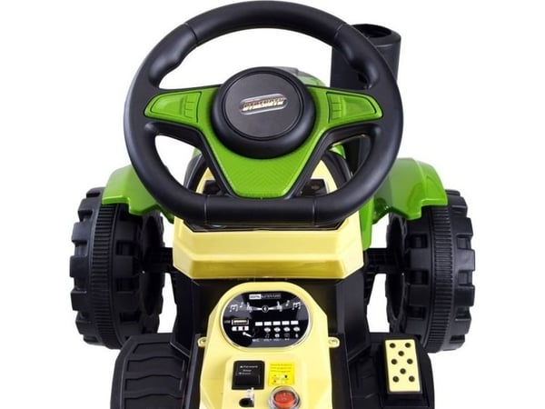 Jokomisiada traktor med tilhenger på batteri, lyser PA0234