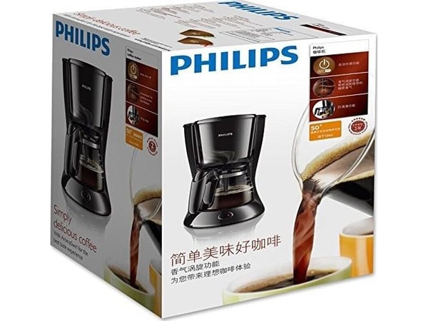 Philips Daily Collection HD7432 - Kaffemaskin - svart