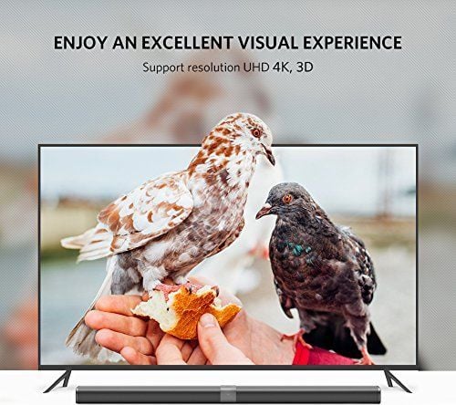 UGREEN HD127 micro HDMI - HDMI 4K 3D 3m kaapeli (musta)