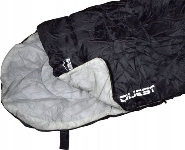 Royokamp Quest mummy quilt turist sovepose, svart