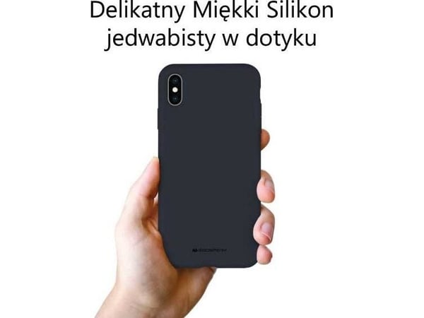 Deklas Mercury silikonfodral för Apple iPhone 12/12 Pro mörkblå