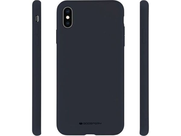 Deklas Mercury silikonfodral för Apple iPhone 12/12 Pro mörkblå