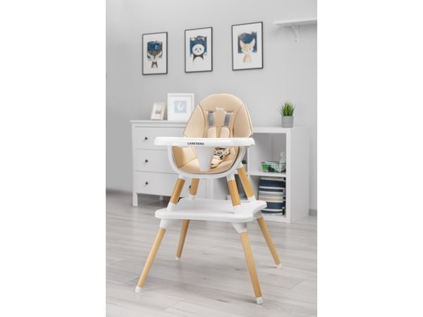 Caretero Tuva fôringsstol beige (TERO-7707)