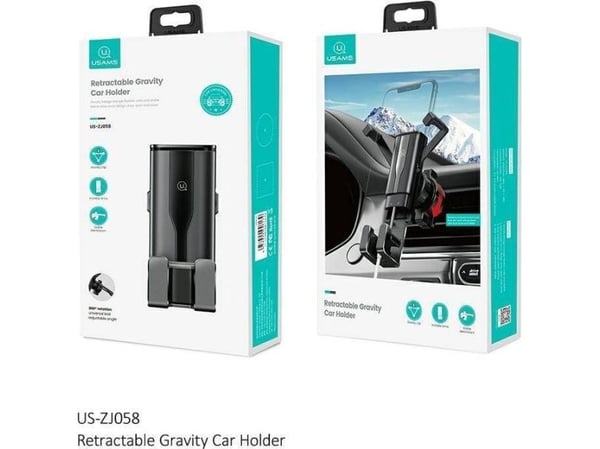 Usams bilholder Gravity ZJ058ZJ01 (klemfeste)