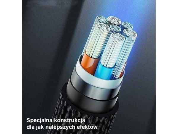 USB-kabel Usams USB-A till Lightning 1 m svart (112223)