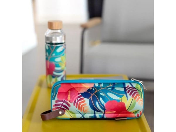 Dr Nona etui för flaskor (Tropical) grön