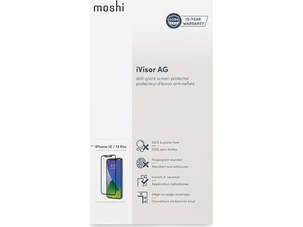 Moshi iVisor, Apple, iPhone 12 iPhone 12 Pro, Reptålig, Transparent, 1 styck