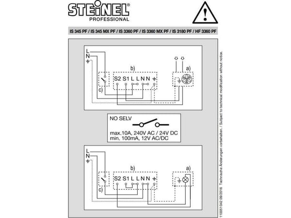 Steinel rörelsesensor Steinel IS 345 MX HIGHBAY PF AP kwadrat